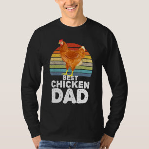 Best Chicken Dad Farmer Chicken T-Shirt