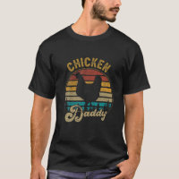 Best Chicken Daddy Vintage Retro 70S Chicken Dad F