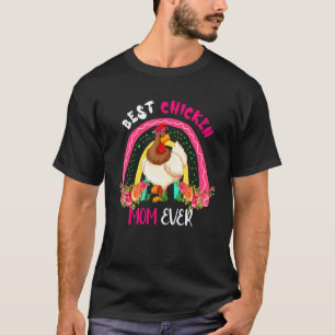Best Chicken Mum Ever Cute Chicken Bow Tie Mother' T-Shirt