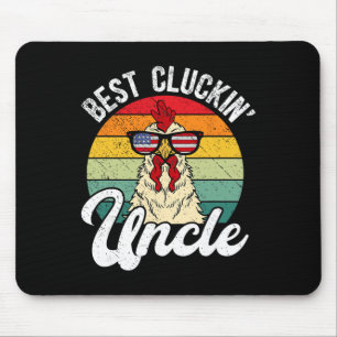 Best Chicken Uncle Chicken Owner Chicken Farmer Mouse Pad