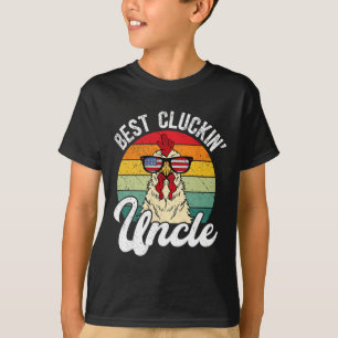 Best Chicken Uncle Chicken Owner Chicken Farmer T-Shirt