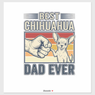 Best Chihuahua Dad Ever Vintage Dog Shirt Design_1