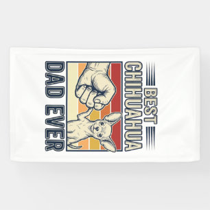 Best Chihuahua Dad Ever Vintage Dog Shirt Design_1 Banner