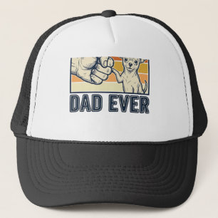 Best Chihuahua Dad Ever Vintage Dog Shirt Design_1 Trucker Hat