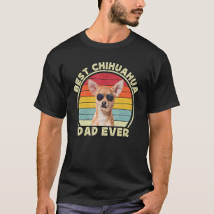 Best Chihuahua Dad For Men Retro Brown Chiwawa  Do T-Shirt