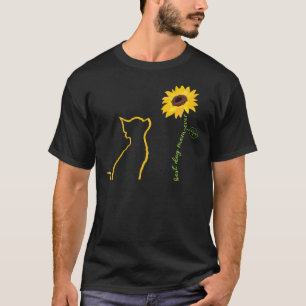 Best Chihuahua Mum Ever Sunflower Birthday T-Shirt