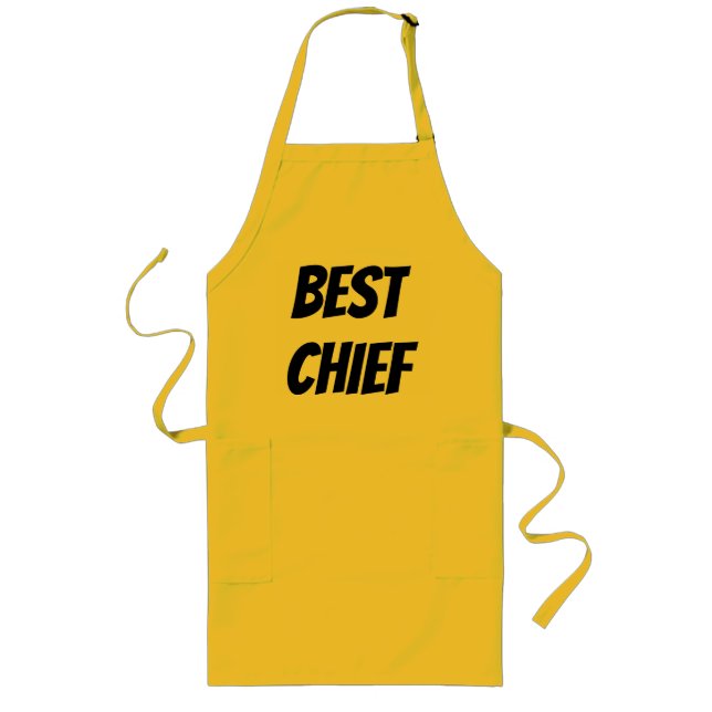 Best Child Ever with Heart Long Apron (Front)