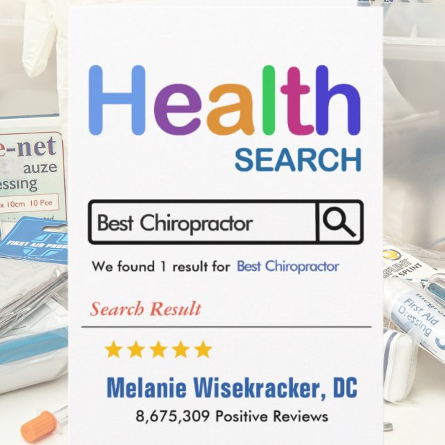 Best Chiropractor Funny Gift  Thank You Card (Creator Uploaded)