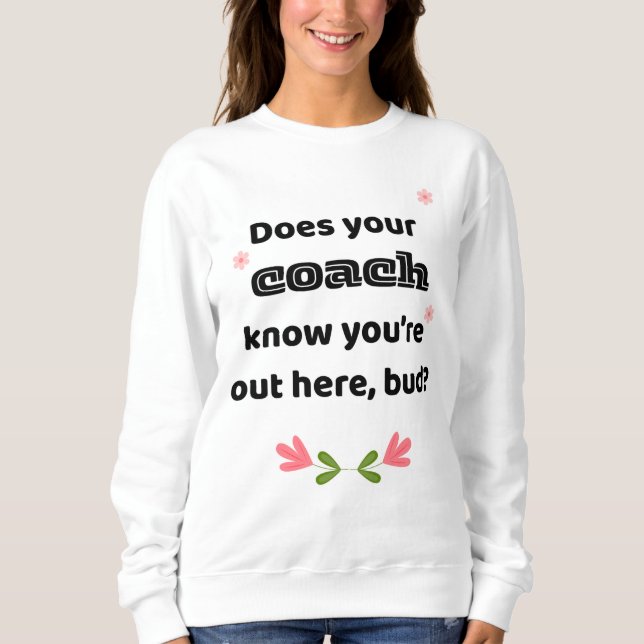Best Chirps Hockey Coach Sweatshirt (Front)