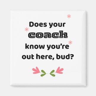 Best Chirps Hockey Coach Sweatshirt Magnet