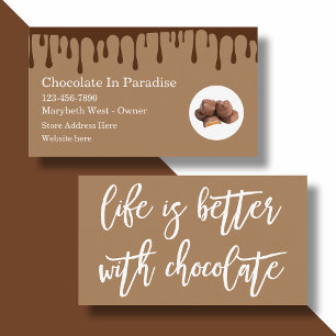 Best Chocolate Theme Business Cards