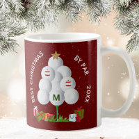 Best Christmas by Par Golf Ball Tree Initial Year