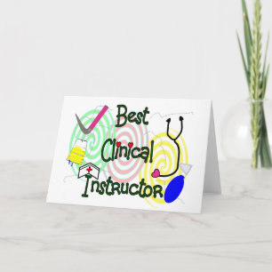Best Clinical Instructor Nursing Gifts Card