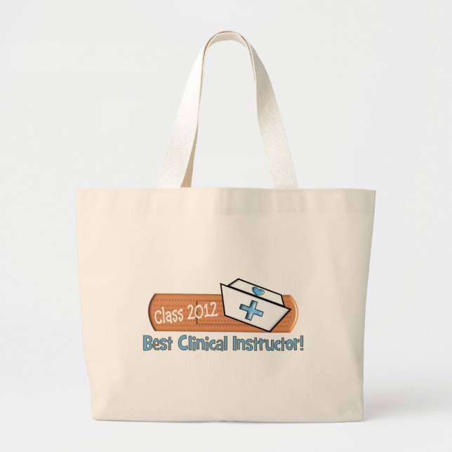 Best Clinical Instructor Tote Bag (Front)