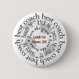 best coach 6 cm round badge