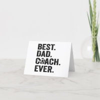 Best Coach Dad Ever Father's Day Soccer Sport Gift