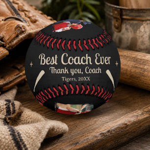 Best Coach Ever 2 Photo Coach Gift Keepsake Baseball