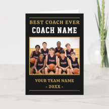 Best Coach Ever Basketball Photo