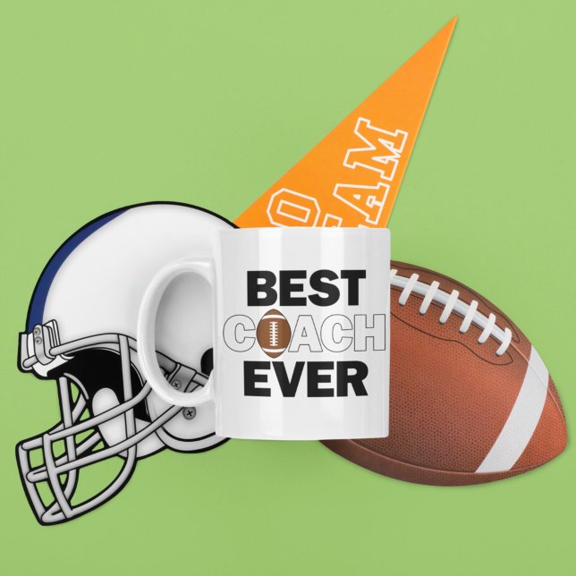 Best Coach Ever Football Coaches Sports Team Coffee Mug (Creator Uploaded)