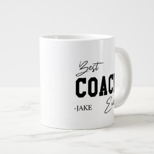 Best Coach Ever Personalised Appreciation Gift Large Coffee Mug
