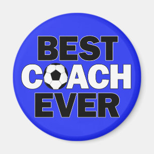 BEST COACH EVER Soccer Team Coach's Sports Magnet