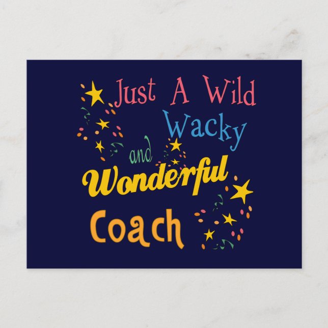 Best Coach Gifts Postcard (Front)