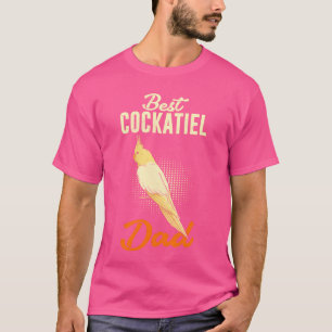 Best Cockatiel Dad Bird lover Parakeet Cockatiels T-Shirt
