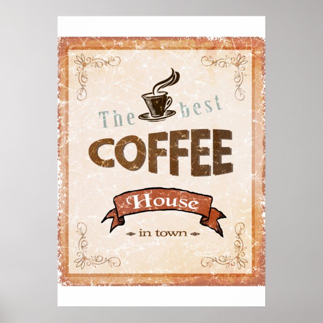 Best Coffee vintage sign (Front)
