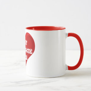 Best Colleague Ever Red Heart Love Mug