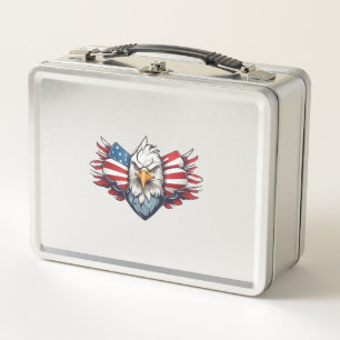 Best collection of American flags Metal Lunch Box