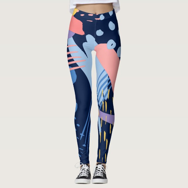 BEST COLORFUL PATTERN  LEGGINGS (Front)