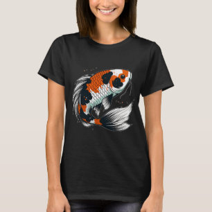 Best Colourful Japanese & Chinese Koi Fish Graphic T-Shirt