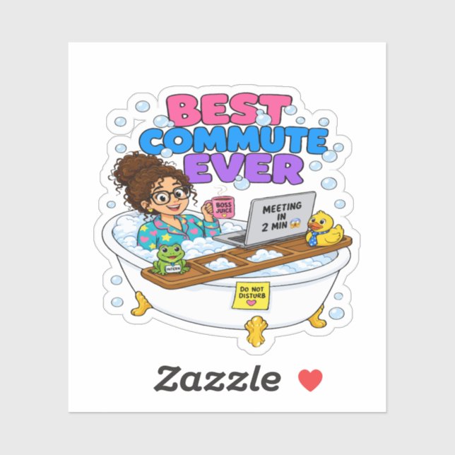  Best Commute Ever Funny Work From Home Design (Sheet)