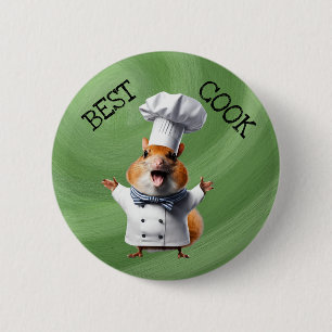 Best Cook chef cooking chief 6 Cm Round Badge