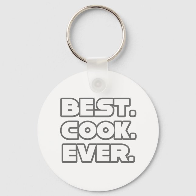 Best Cook Ever Key Ring (Front)
