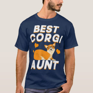 Best Corgi Aunt Funny Dog Lover T-Shirt