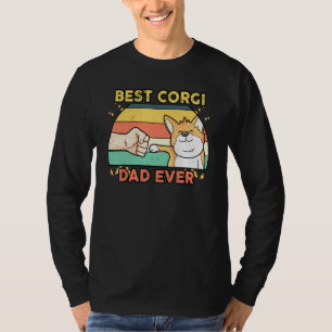 Best Corgi Dad Daddy Dog Owner Father T-Shirt