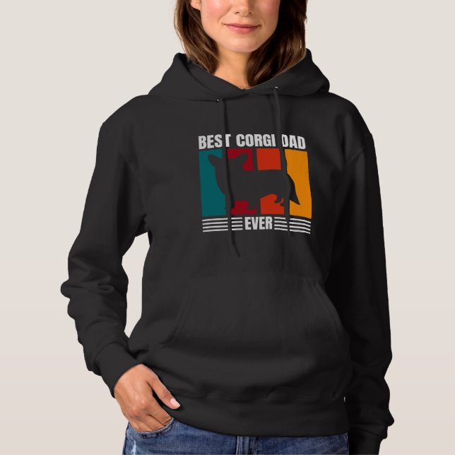 Best Corgi Dad Ever  433 Hoodie (Front)