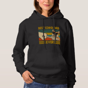 Best Corgi Dad Ever Funny Corgi Owner Hoodie