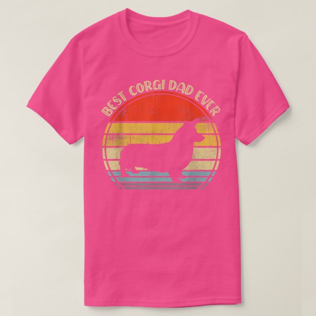 Best Corgi Dad Ever  T-Shirt (Design Front)