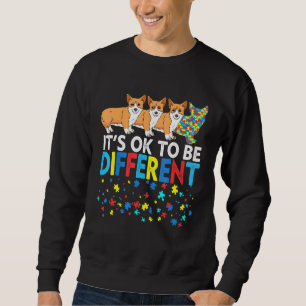Best Corgi Dog Dad Mum Ever Autism Awareness Sweatshirt