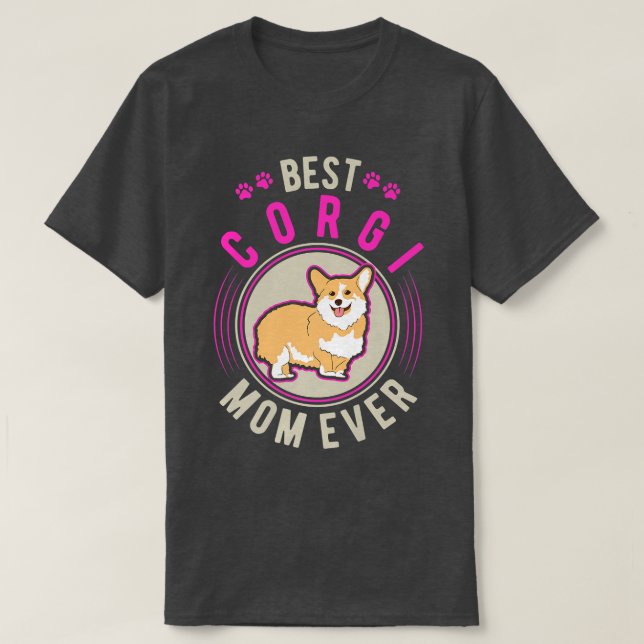 Best Corgi Mum Ever-80 T-Shirt (Design Front)