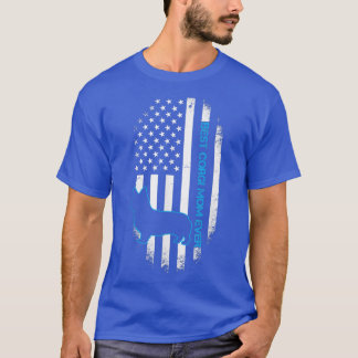 Best Corgi Mum Ever Corgi Dog Mother American Flag T-Shirt