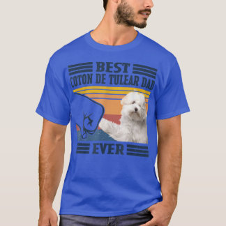 Best Coton De Tulear Dad Ever Shirt Vintage Father