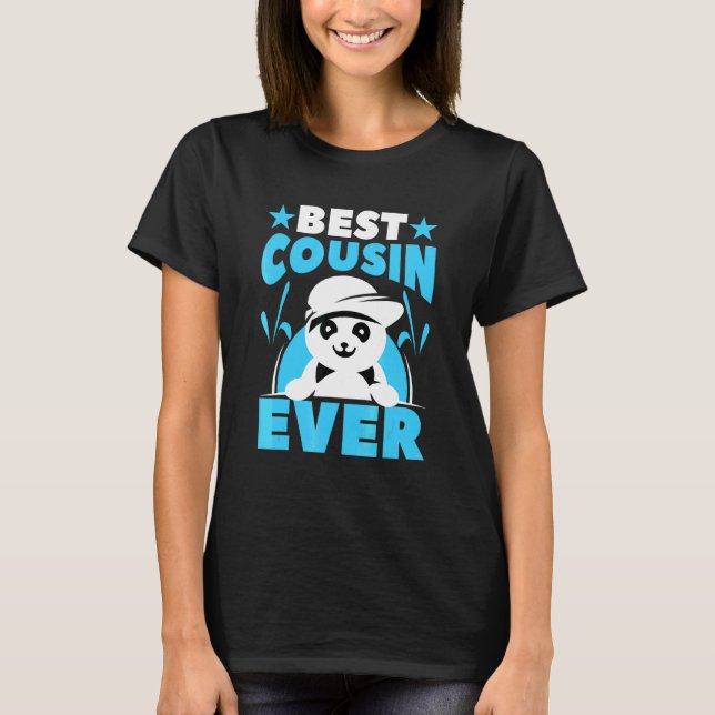 Best Cousin Ever Panda T-Shirt (Front)