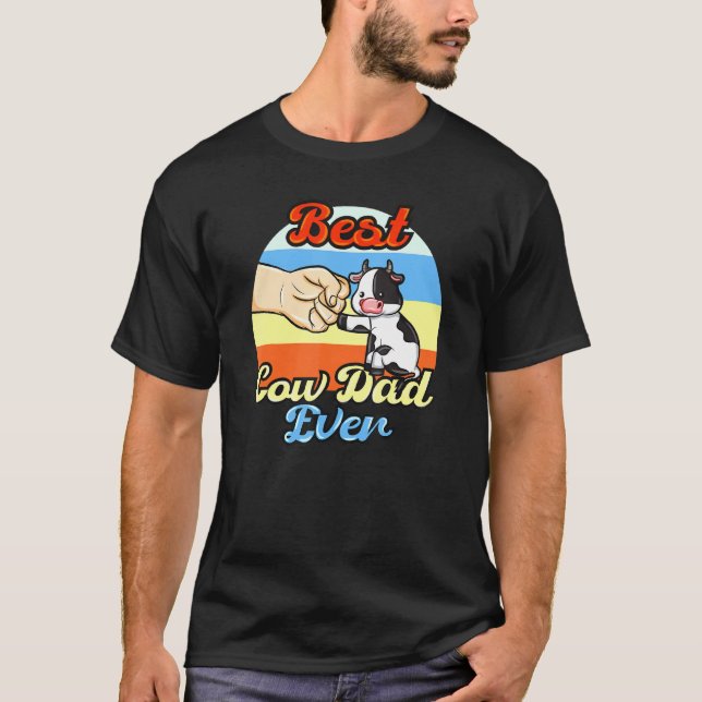 Best Cow Dad Ever T-Shirt (Front)