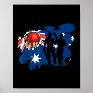 Best Cricket Design For Men Women Kids Sports Team Poster