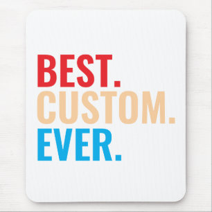 Best custom ever vintage retro Customized text Mouse Pad