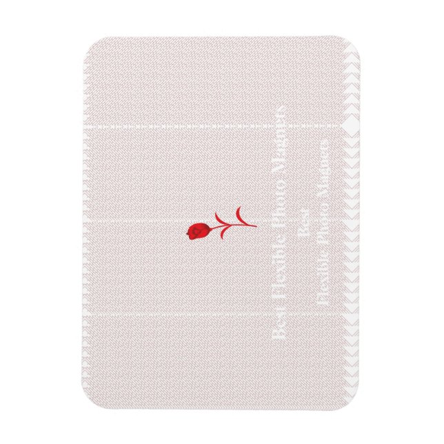 Best Custom Logo Text Flexible Photo Magnets (Vertical)