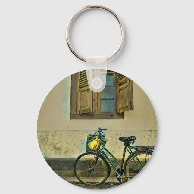 Best cyclist gifts key ring (Front)